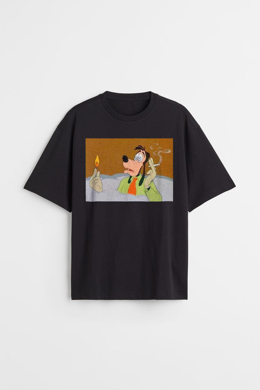 Kartoon Collection// working like a dog oversized T-shirt
